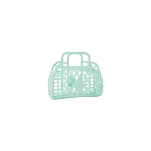 Retro Basket Jelly Bag - Mini Mint Green