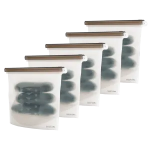 Reusable Silicone Food Pouch Bundle - 5pk - SAVE 30%