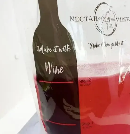 Reusable Wine Slushie Mixing Bag