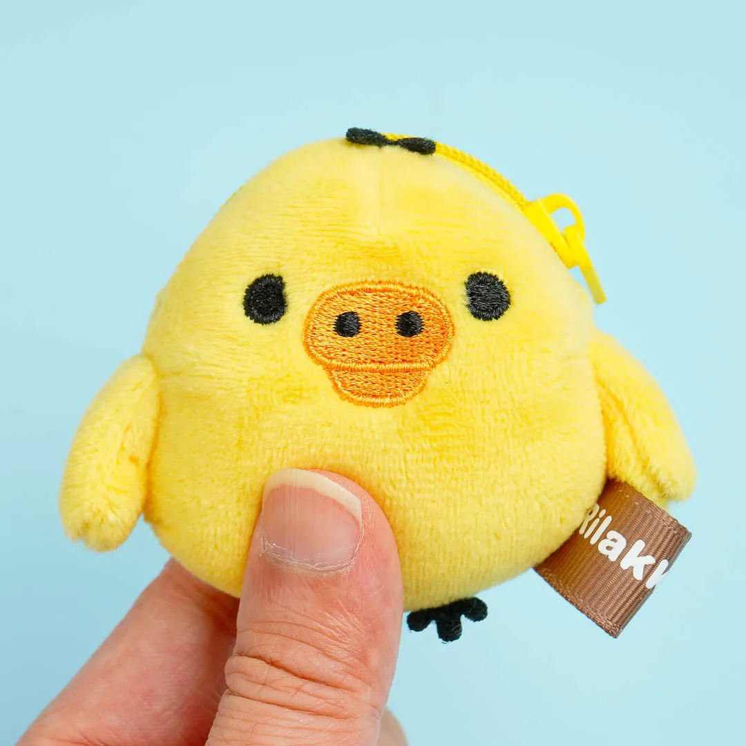 Rilakkuma Coin Case Plushie Charm - Kiiroitori / Mini