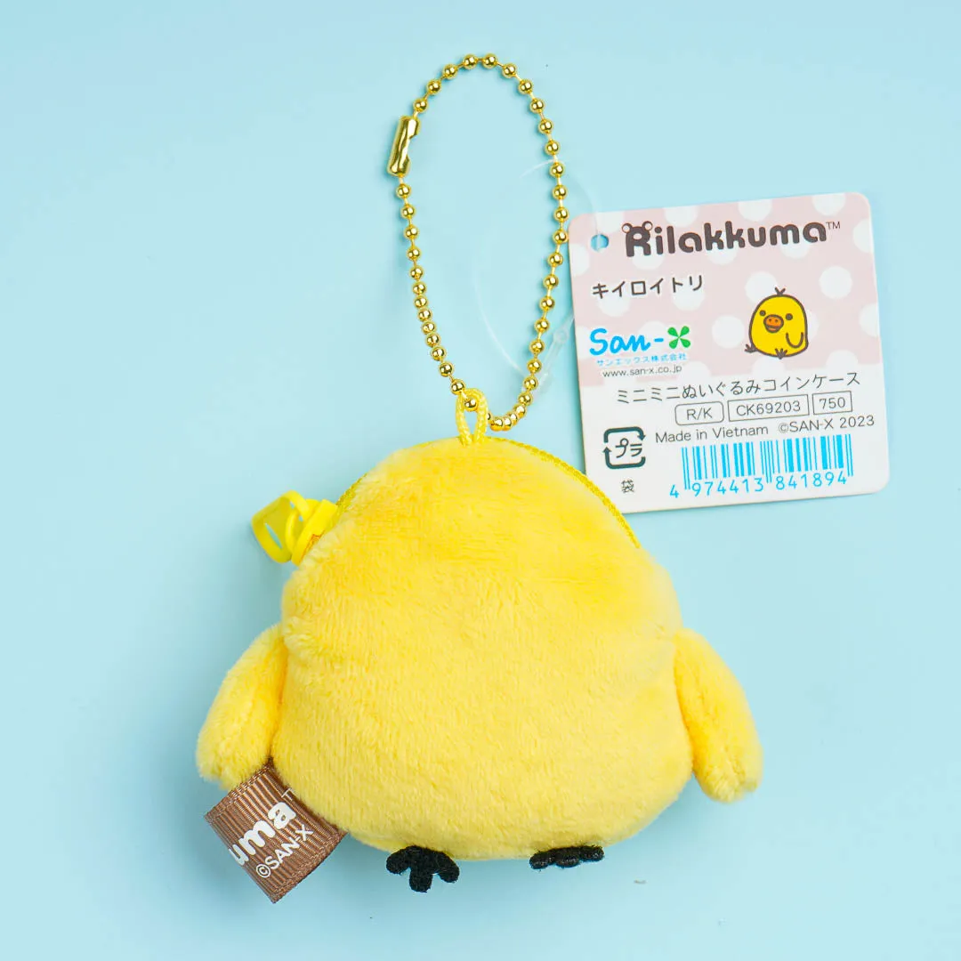 Rilakkuma Coin Case Plushie Charm - Kiiroitori / Mini