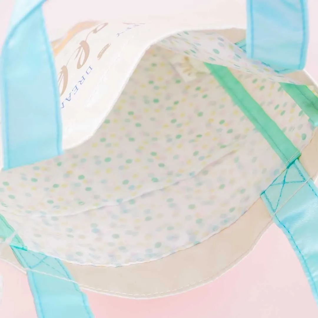 RIlakkuma Glittering Bubble Mini Tote Bag