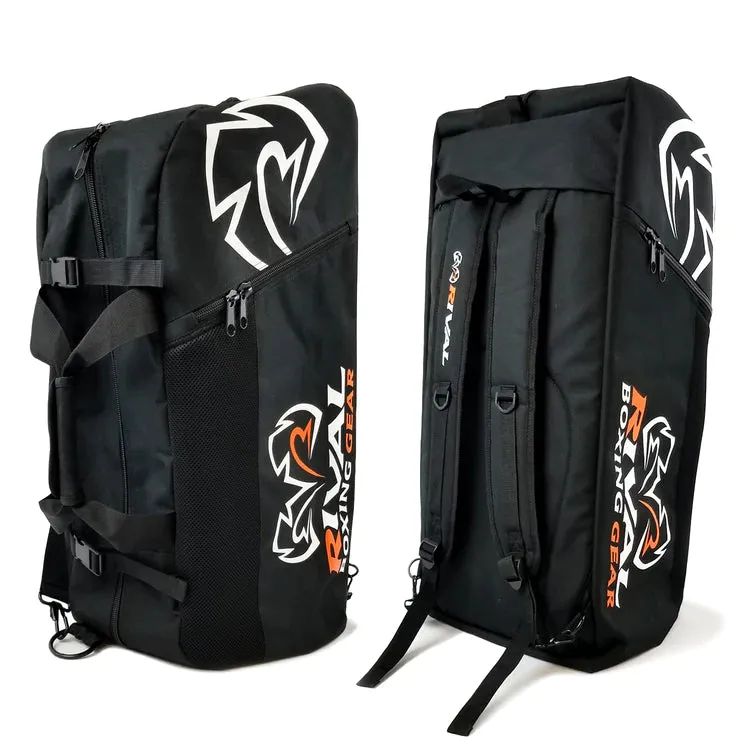RIVAL BAG DUFFLE GYM BAG / BACKPACK RGB50 BLACK/ORANGE