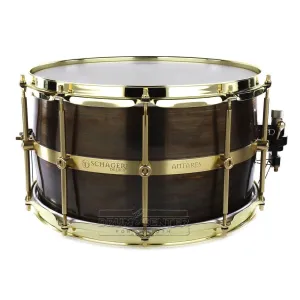 Schagerl Antares Snare Drum 14x8 Brass, Custom Dark