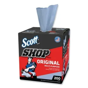 Scott 75190 (BOX/200) SCOTT SHOP TOWEL RAGS IN A BOX