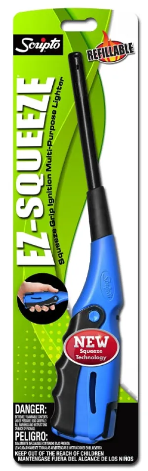 Scripto EZ-SQUEEZE BGM27-1/12CD Multi-Purpose Lighter, Refillable: Yes :EA: QUANTITY: 12
