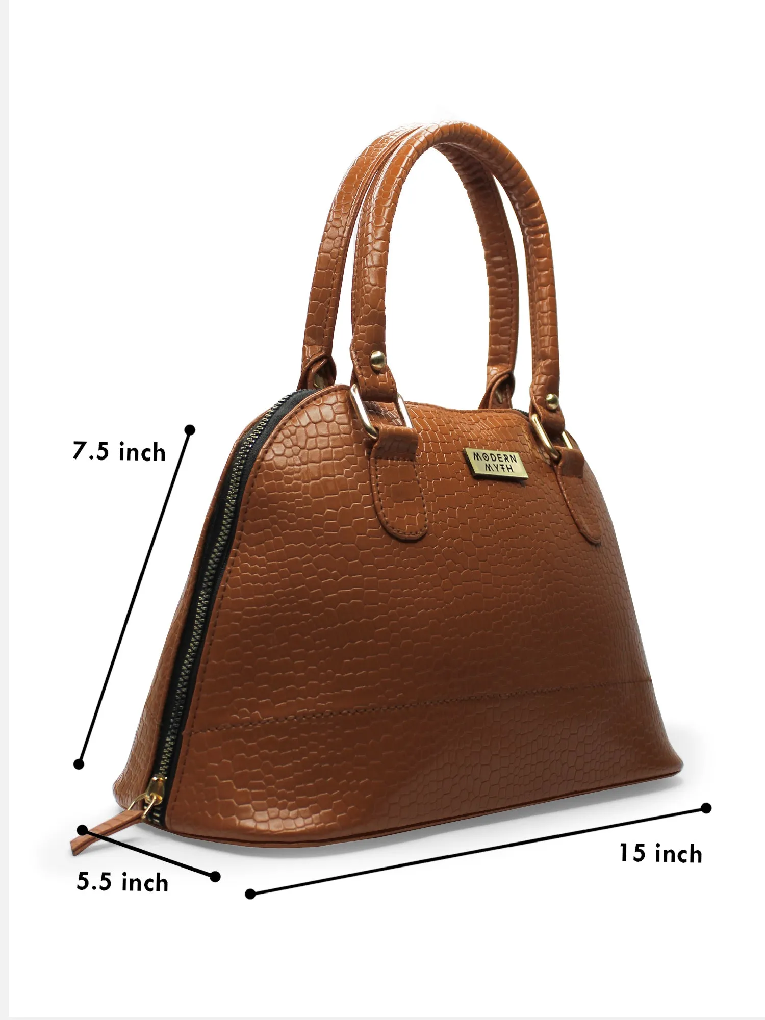 Senora Tan Faux Leather Women Handbag | Modern Myth