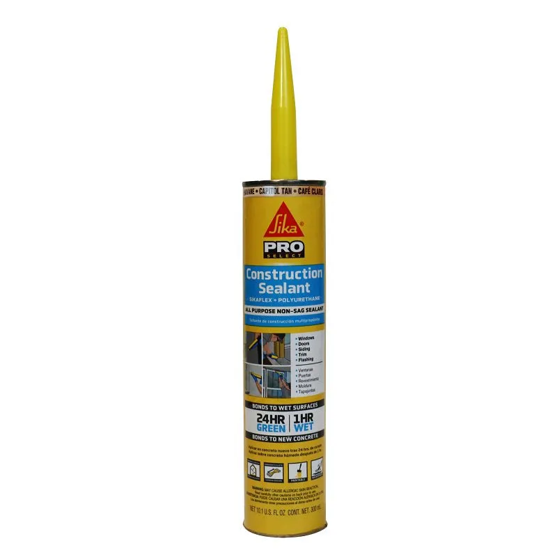 SIKA SIKAFLEX PRO SELECT Series 515311 Construction Sealant, Capitol Tan, 10.1 oz, Cartridge :EA: QUANTITY: 12