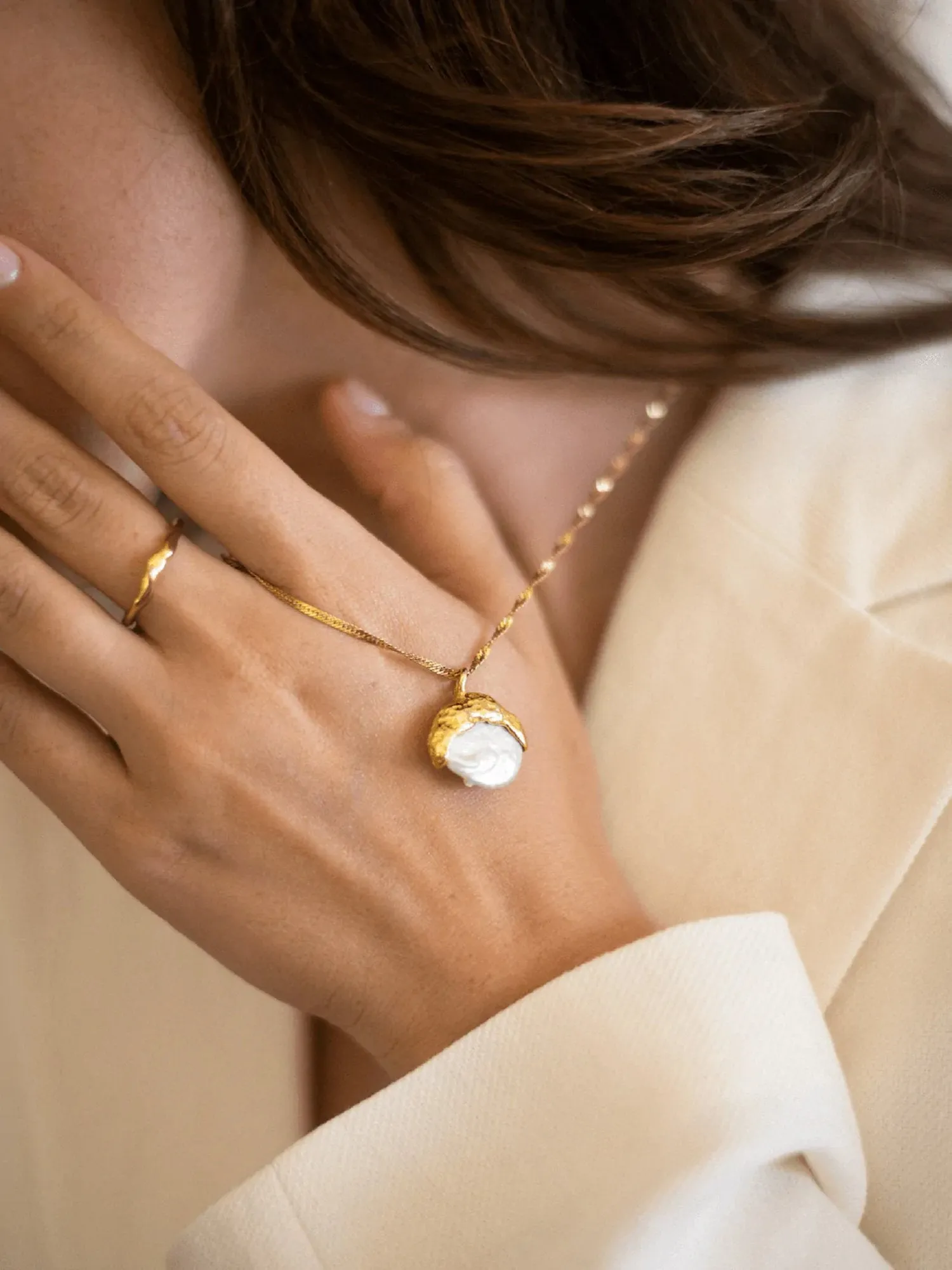 Simone The Label 14K Gold Plated Isle Necklace - Brands We Love