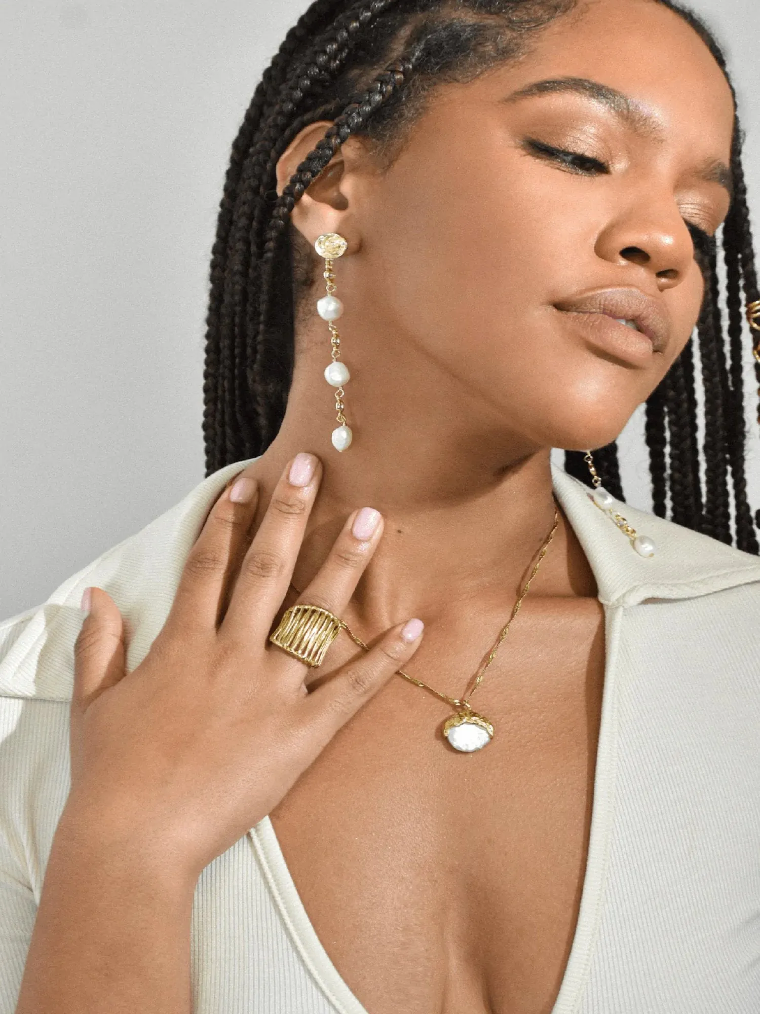 Simone The Label 14K Gold Plated Isle Necklace - Brands We Love