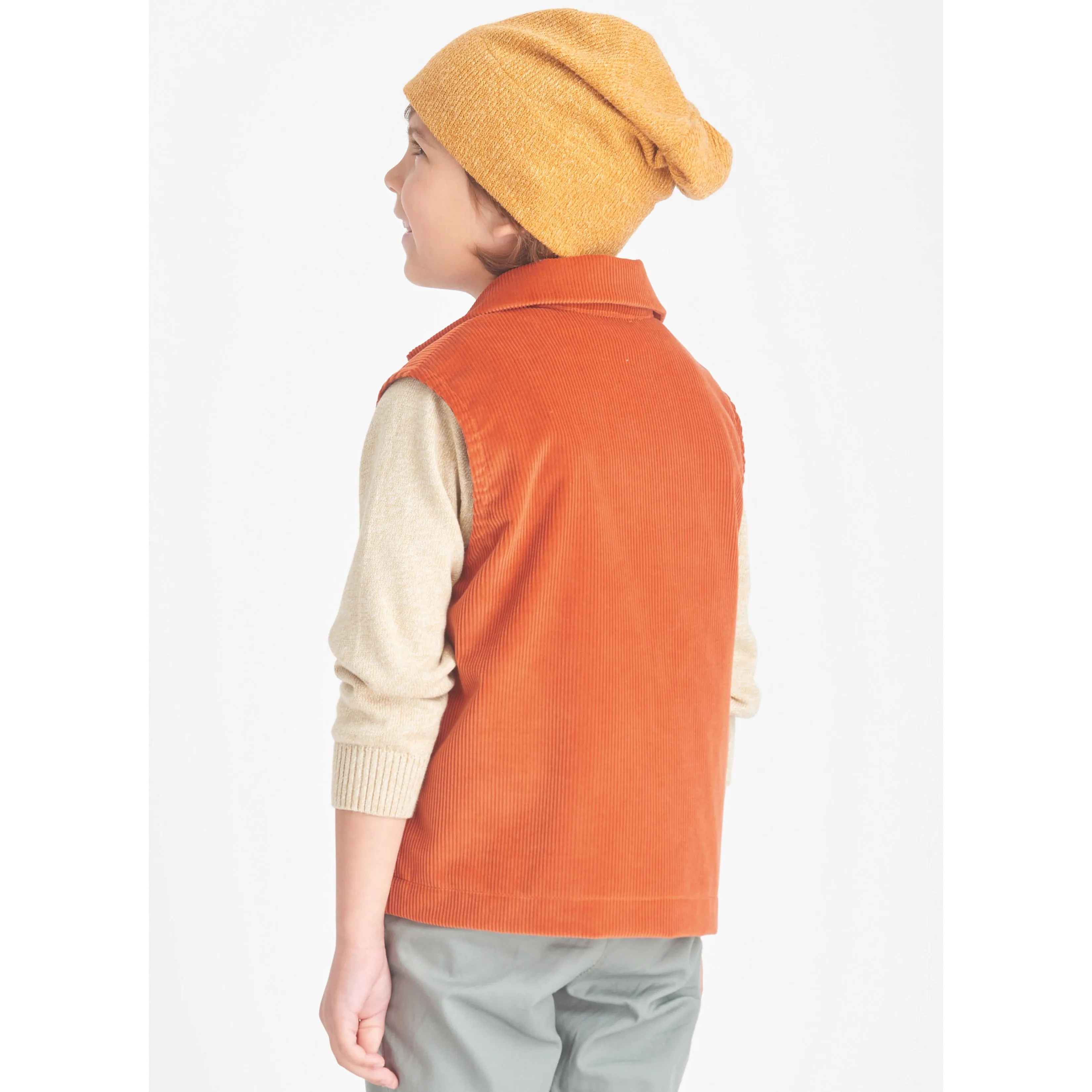 Simplicity pattern 9694 Boys' and Men's Jacket, Vest, Hat and Bag