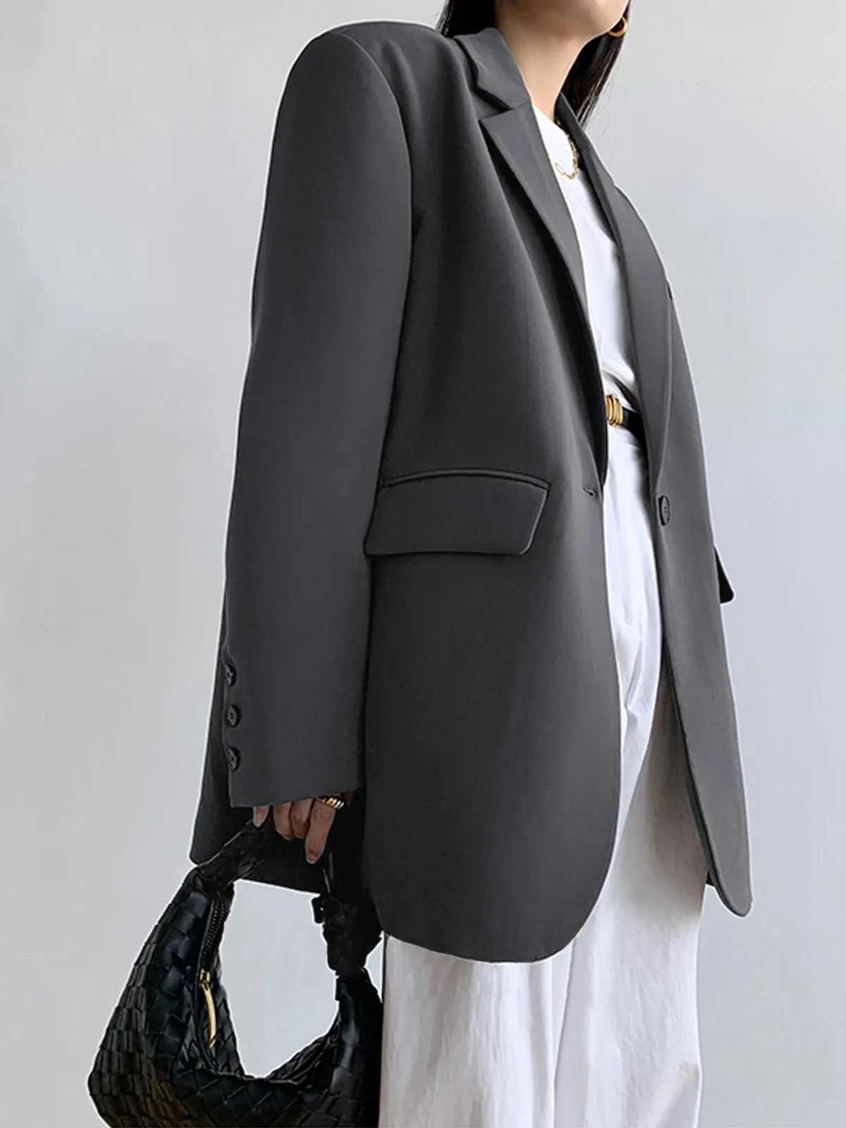 Single Breasted Graceful Essential Blazer