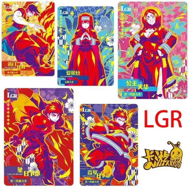 Single - Kayou Fire Force PR LGR OR  001-005 Card