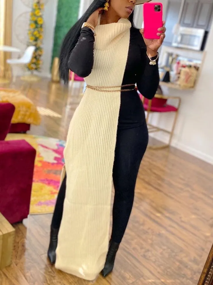 Slit Tassel Graceful Flare Denim Jeans