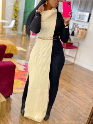 Slit Tassel Graceful Flare Denim Jeans