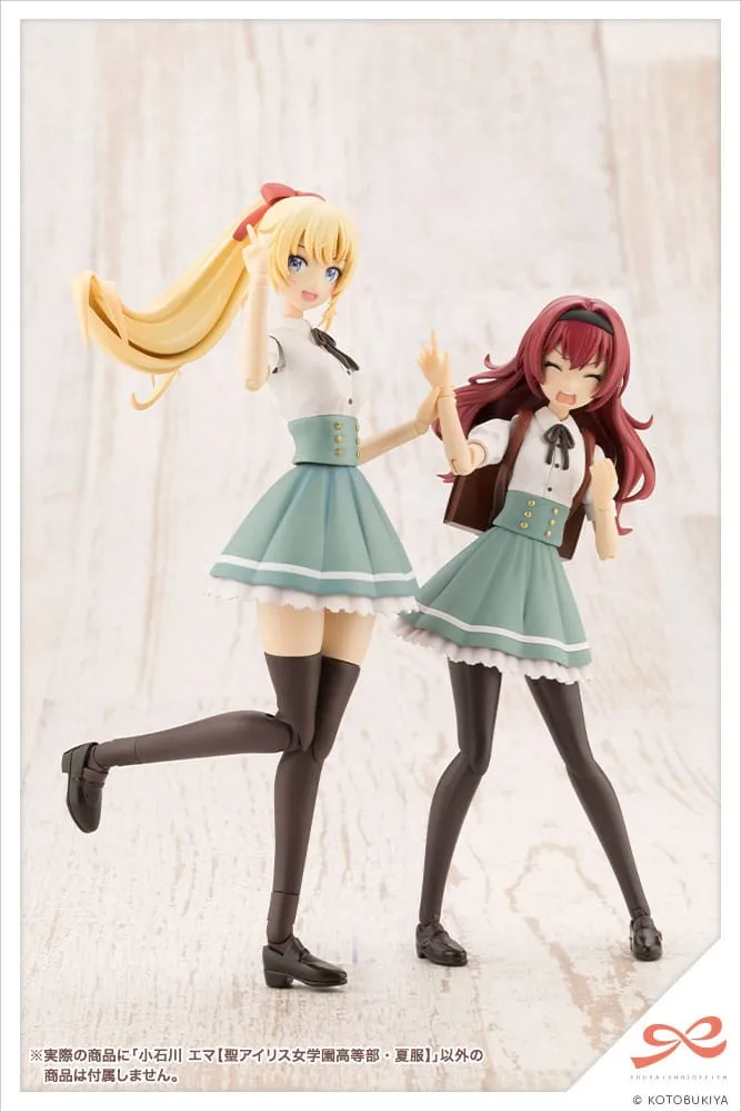 Sousai Shojo Teien Plastic Model Kit 1/10 Emma Koishikawa (St. Iris Gakuen Girls' High School Summer Clothes) Light Edition 14 Cm