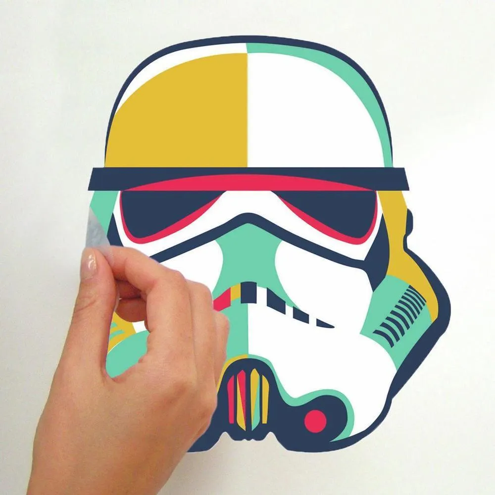 Star Wars Artistic Stormtrooper Heads Peel and Stick Wall Decals
