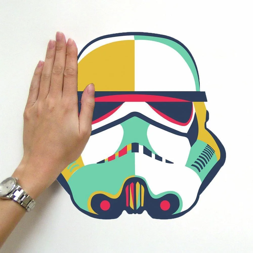 Star Wars Artistic Stormtrooper Heads Peel and Stick Wall Decals