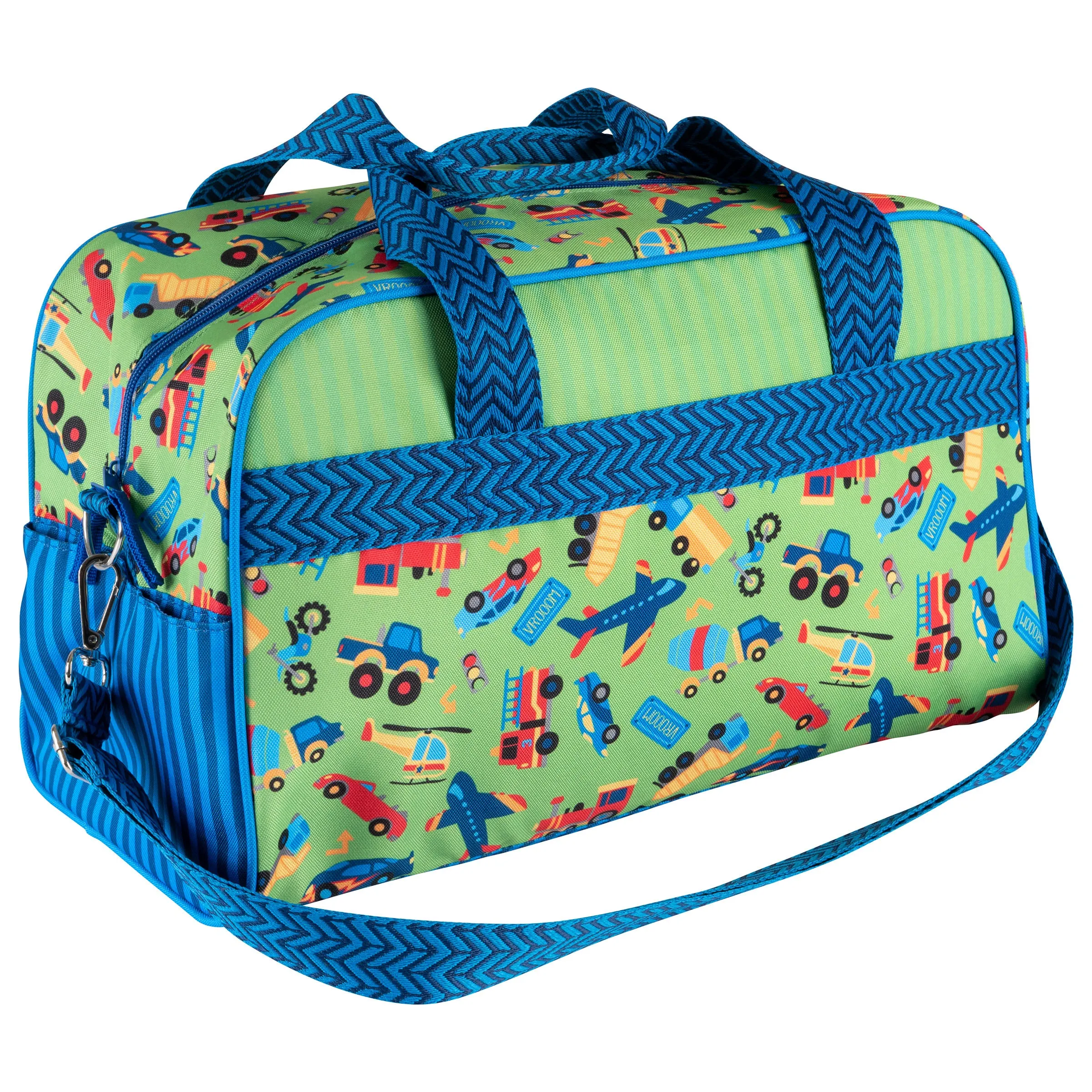 Stephen Joseph All Over Print Kid's Duffle Bag, Transportation