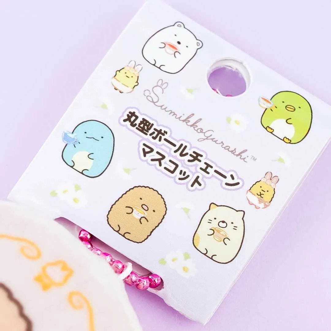 Sumikko Gurashi Tonkatsu Round Plushie Charm