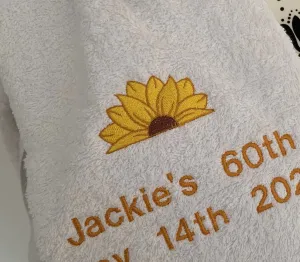 Sunflower Tote / Shopper Bag - Personalised