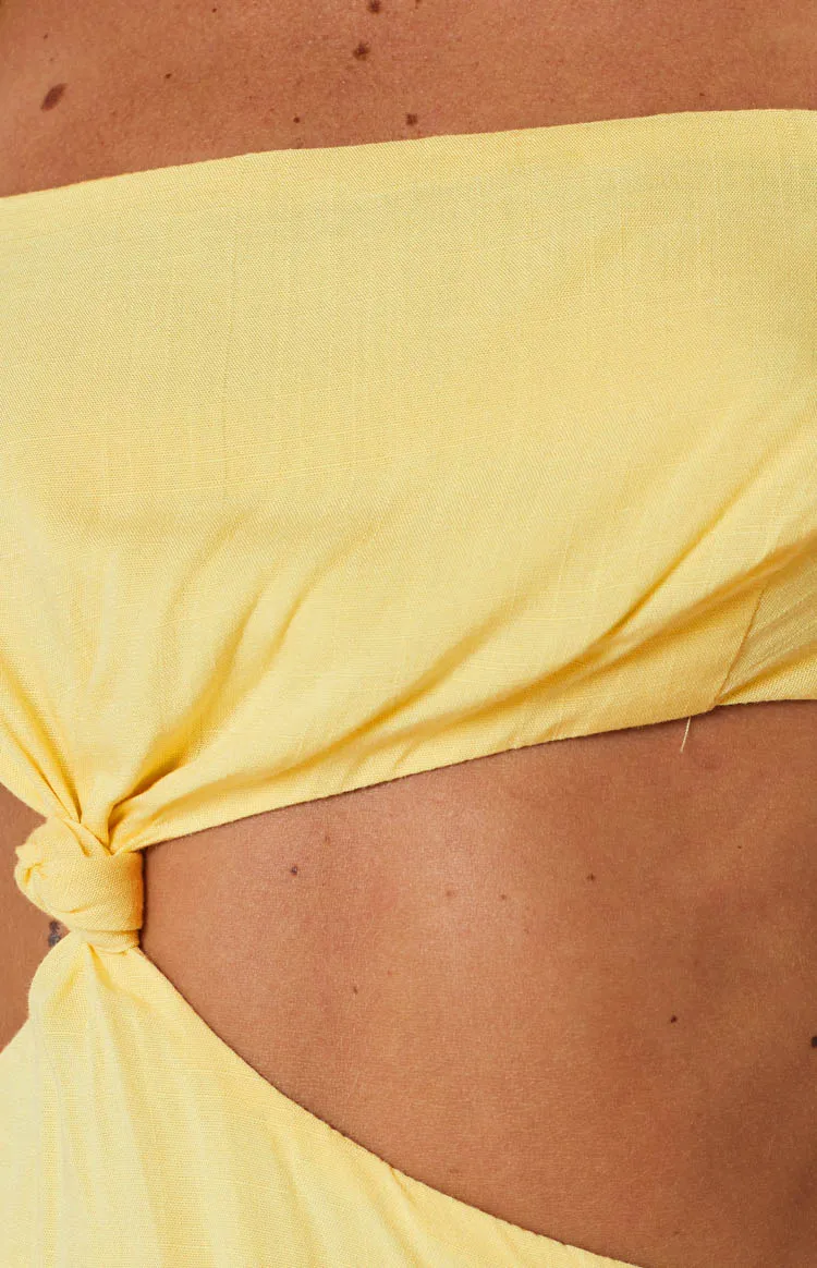 Tao Yellow Mini Dress