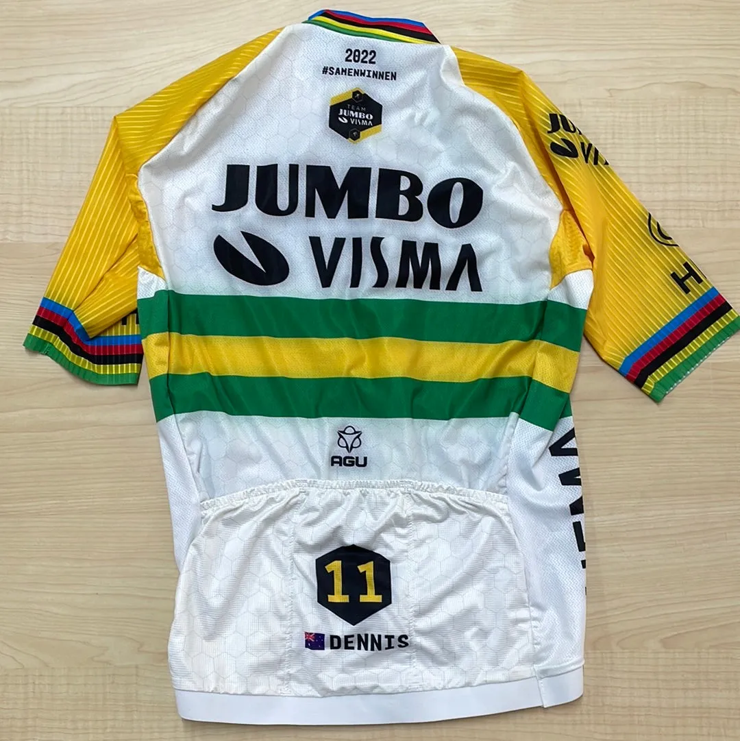 Team Jumbo Visma 2022 | Rohan Dennis | Time Trial Australian Champion - Ex World Champion Jersey SS