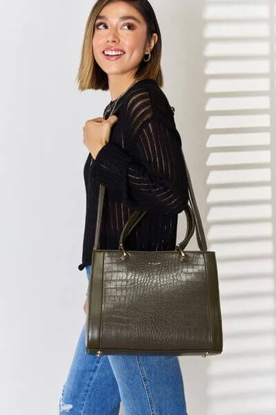 Texture PU Leather Handbag