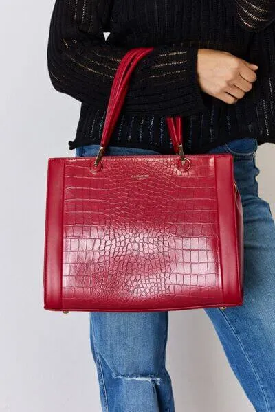Texture PU Leather Handbag