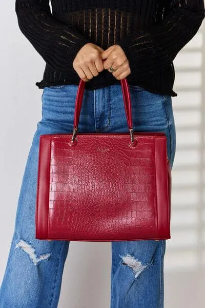Texture PU Leather Handbag