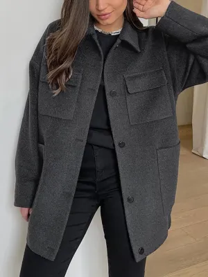 That One Graceful Woven Coat