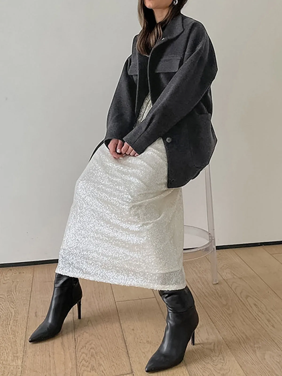 That One Graceful Woven Coat