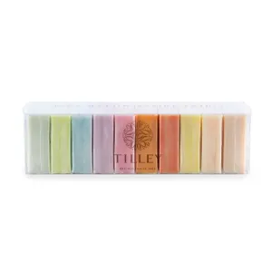 Tilley Classic White - Rainbow Soap Set - Marble Rainbow Soaps 10pk