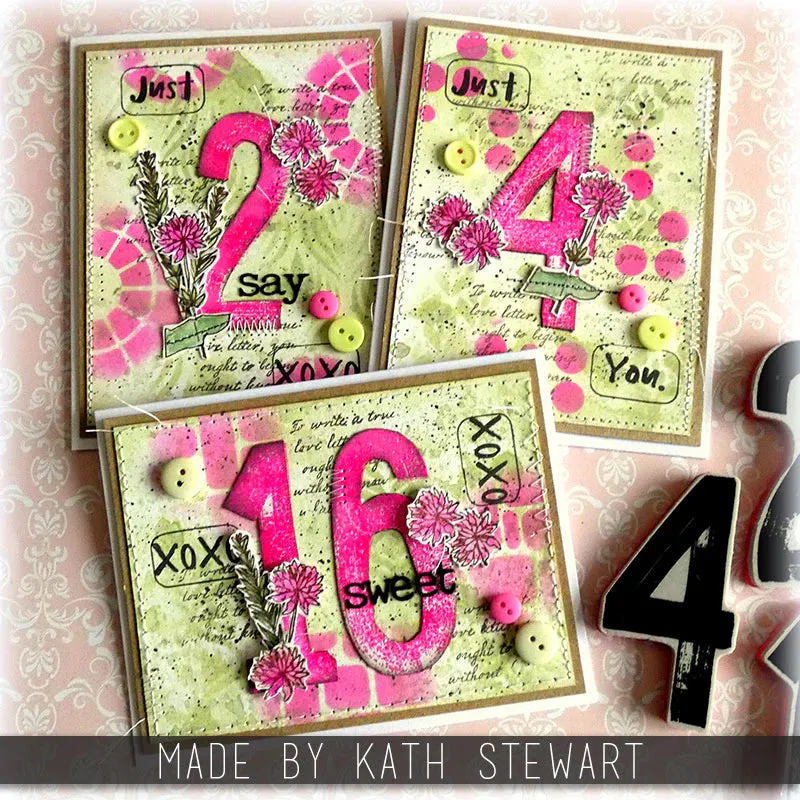 Tim Holtz Cling Stamps 7"X8.5" - Paint By Number