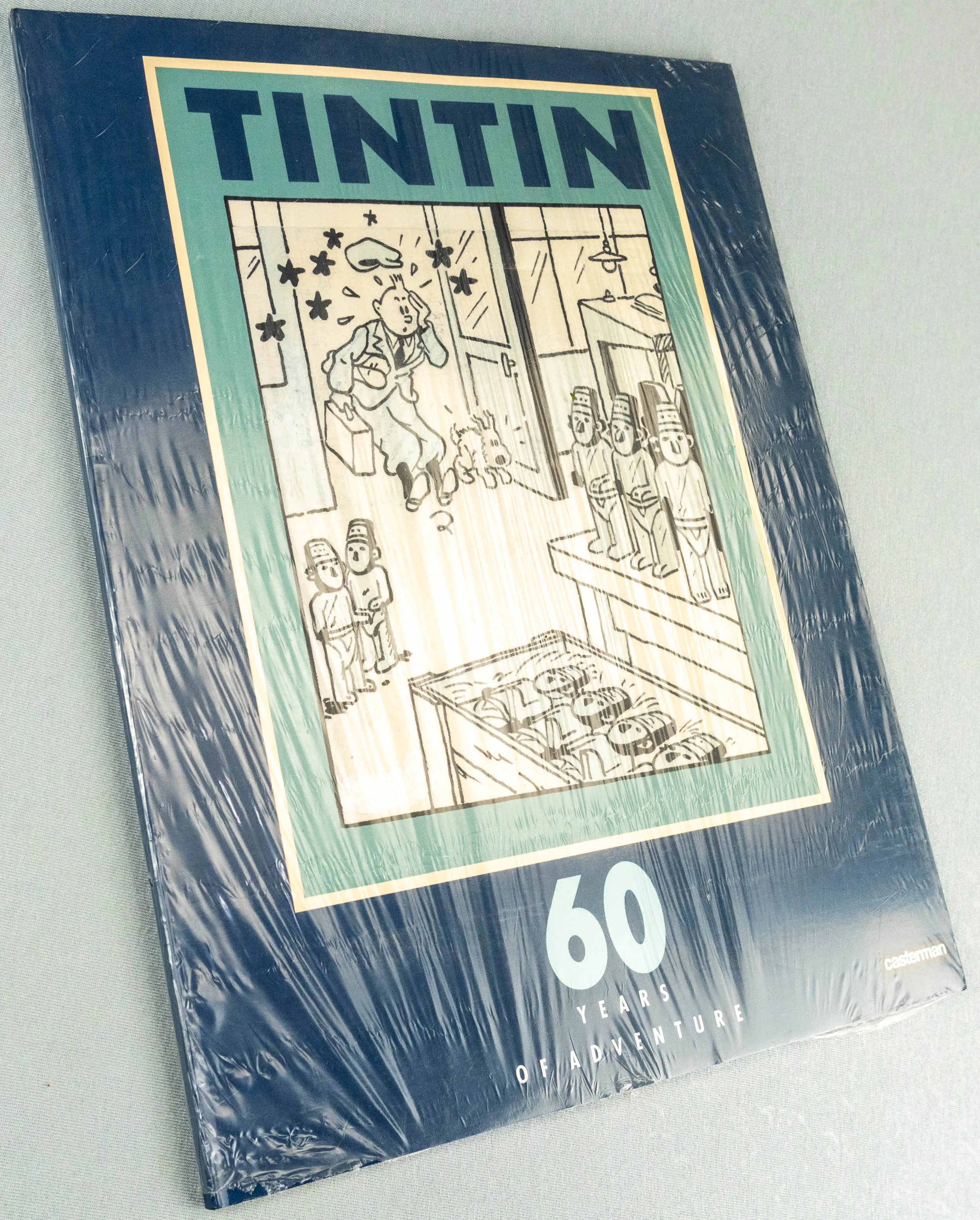 Tintin 60th Anniversary A3 Exhibition Book RARE Casterman 1989 1st UK Edition PB EO