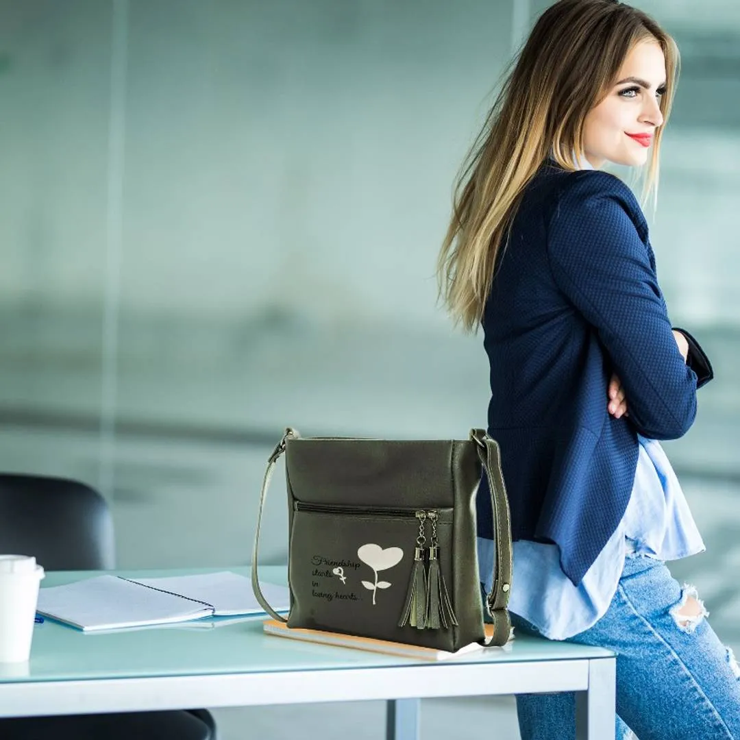 Trendy PU Sling Bag for Women
