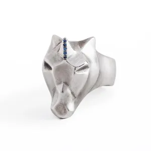 Unicorn Ring With Sapphire Setting