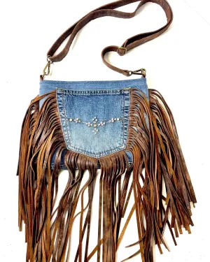 Upcycle Jean Crossbody