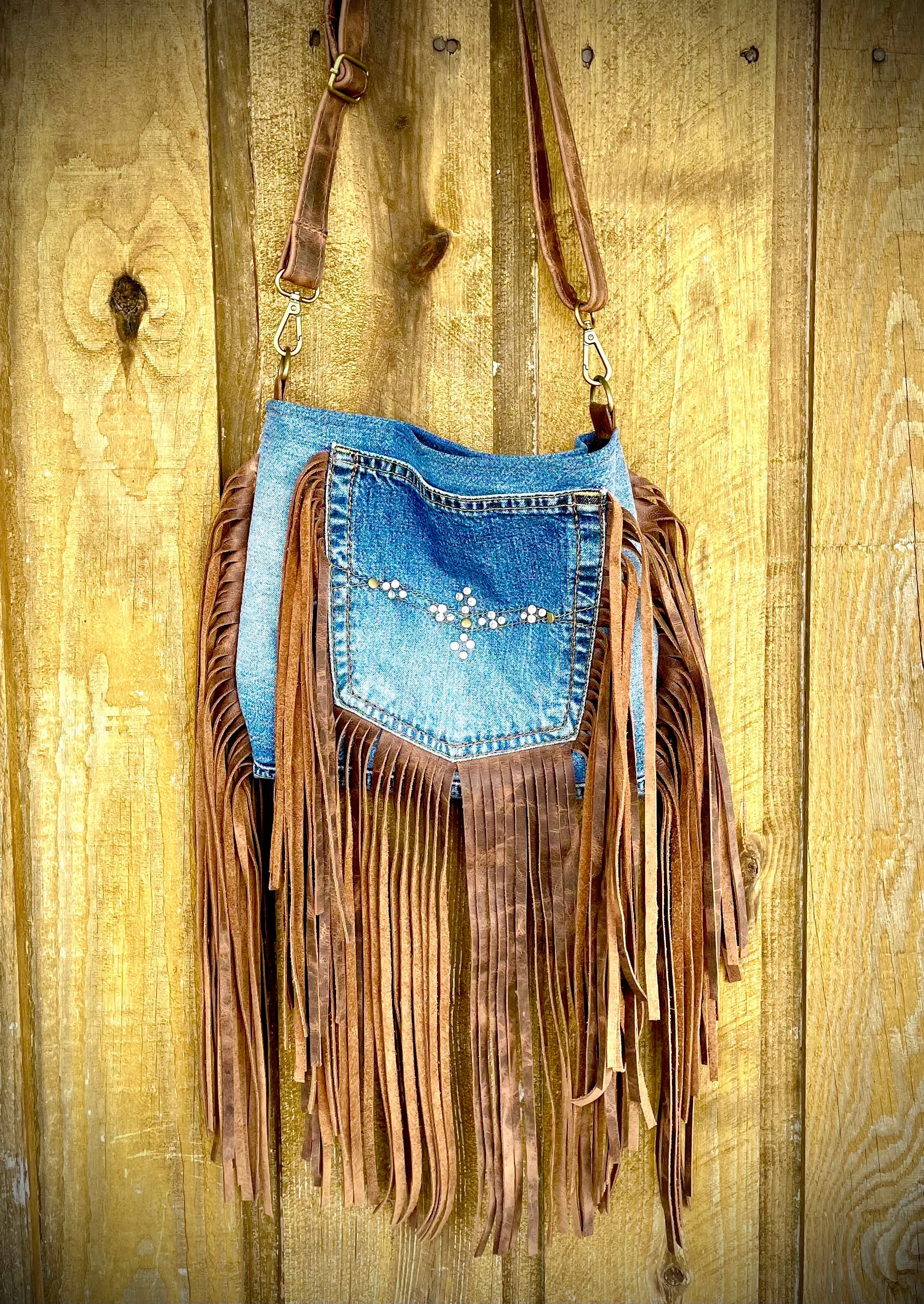 Upcycle Jean Crossbody