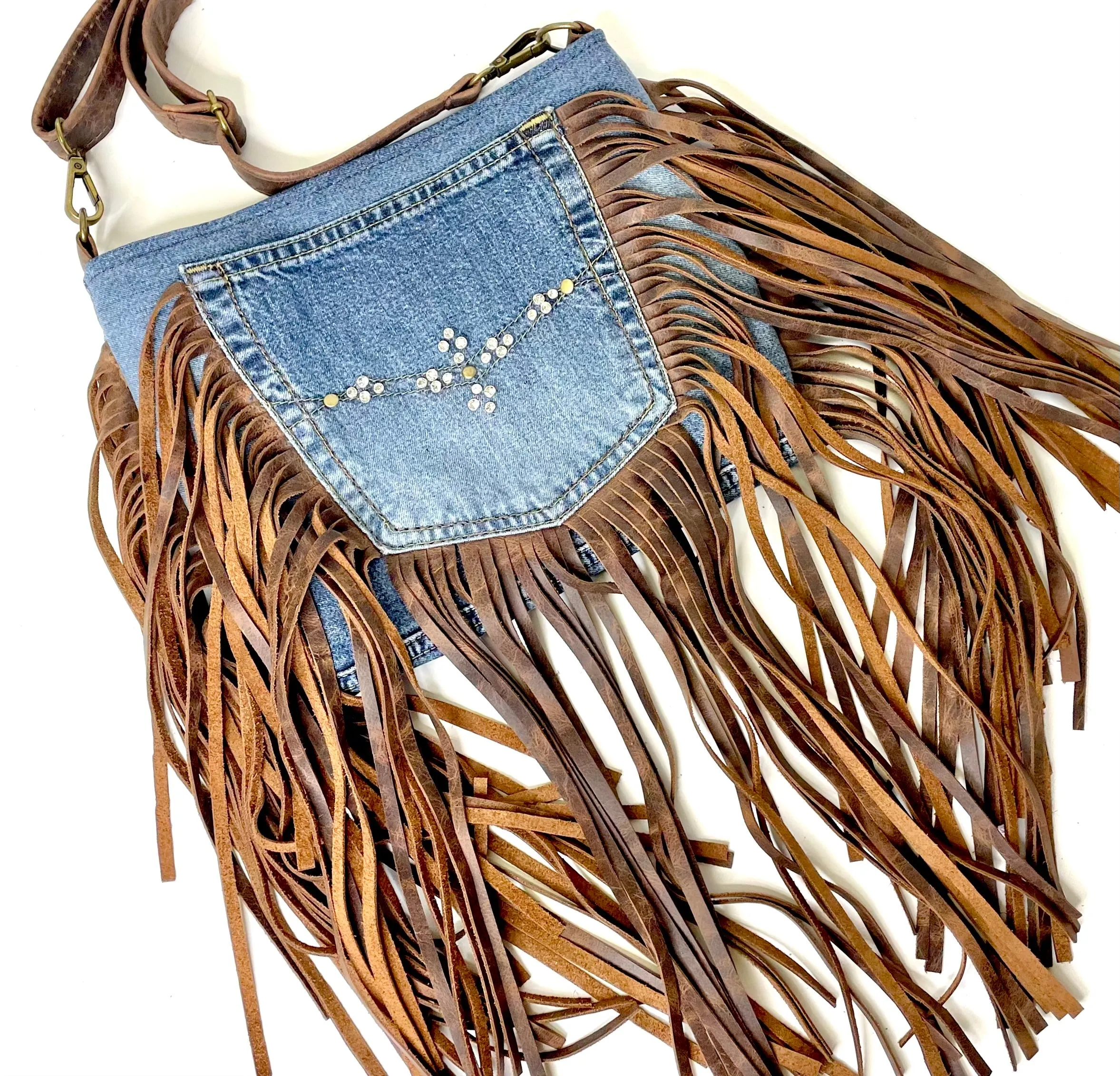 Upcycle Jean Crossbody