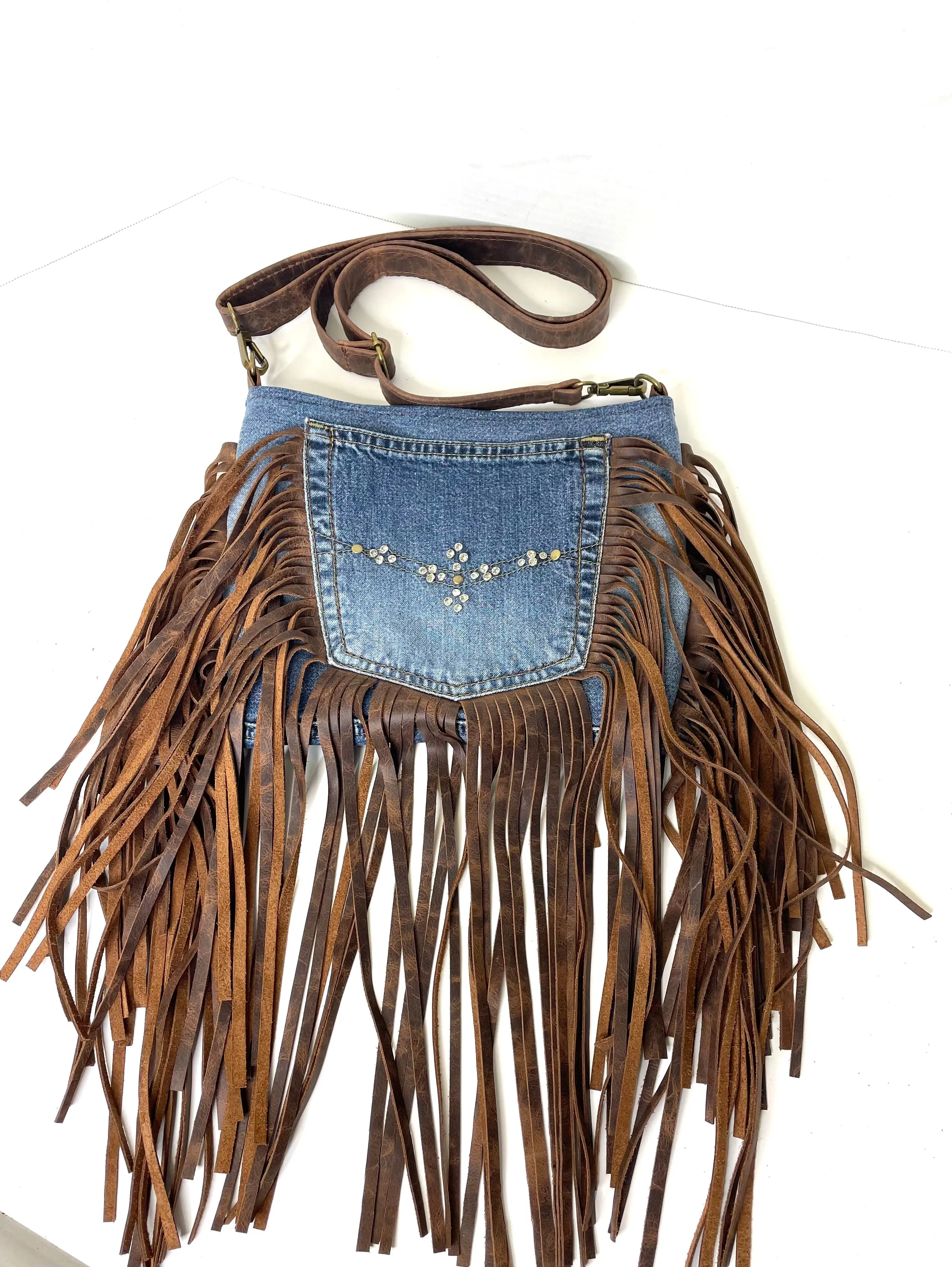 Upcycle Jean Crossbody