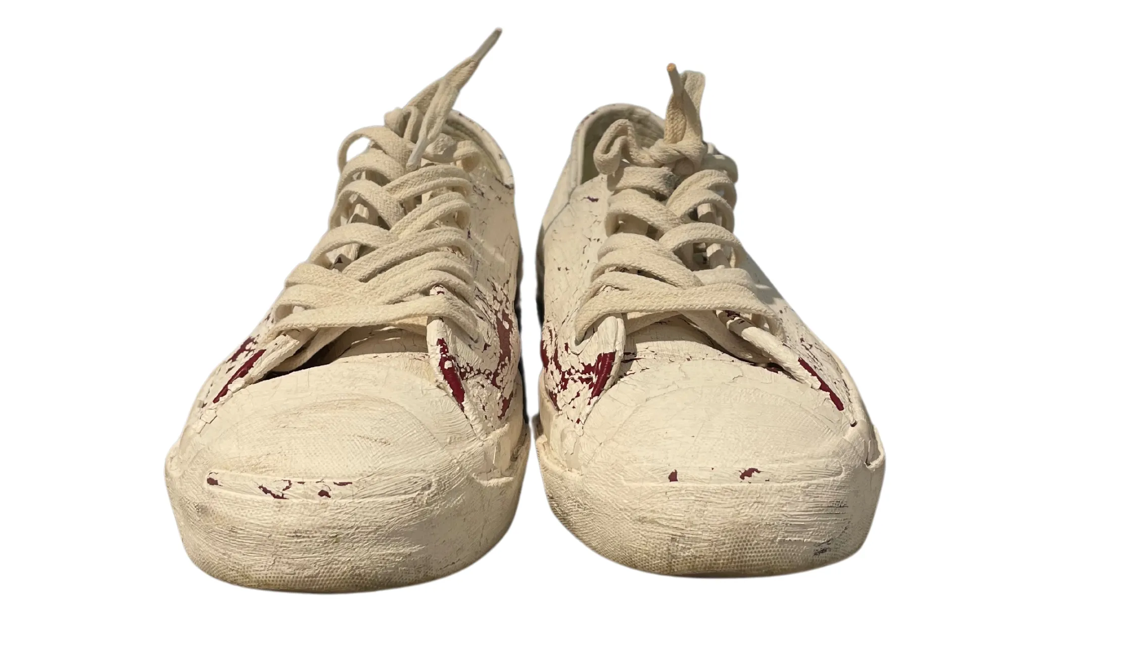 Used Maison Martin Margiela Cracked-Paint Jack Purcell Converse