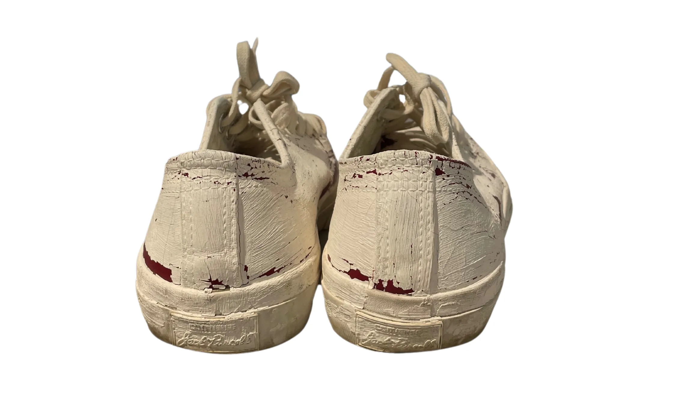 Used Maison Martin Margiela Cracked-Paint Jack Purcell Converse