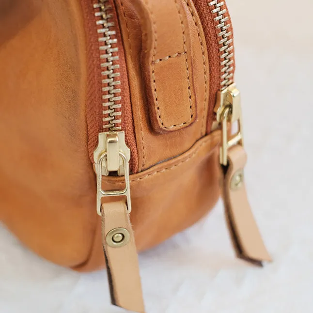 Vintage Ladies Green Leather Crossbody Purse Cross Shoulder Bag For Women