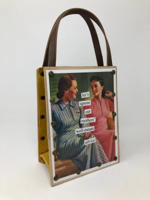 Vintage Modern Woman Handbag-Looking for Trouble?
