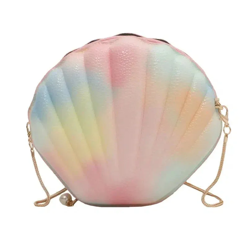 Vvsha Chain Strap Shell-Shaped Shoulder Bag