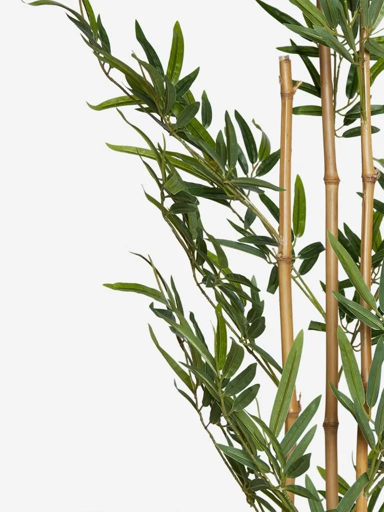 Westside Home Green Artificial Bamboo Plant