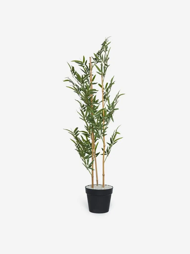 Westside Home Green Artificial Bamboo Plant