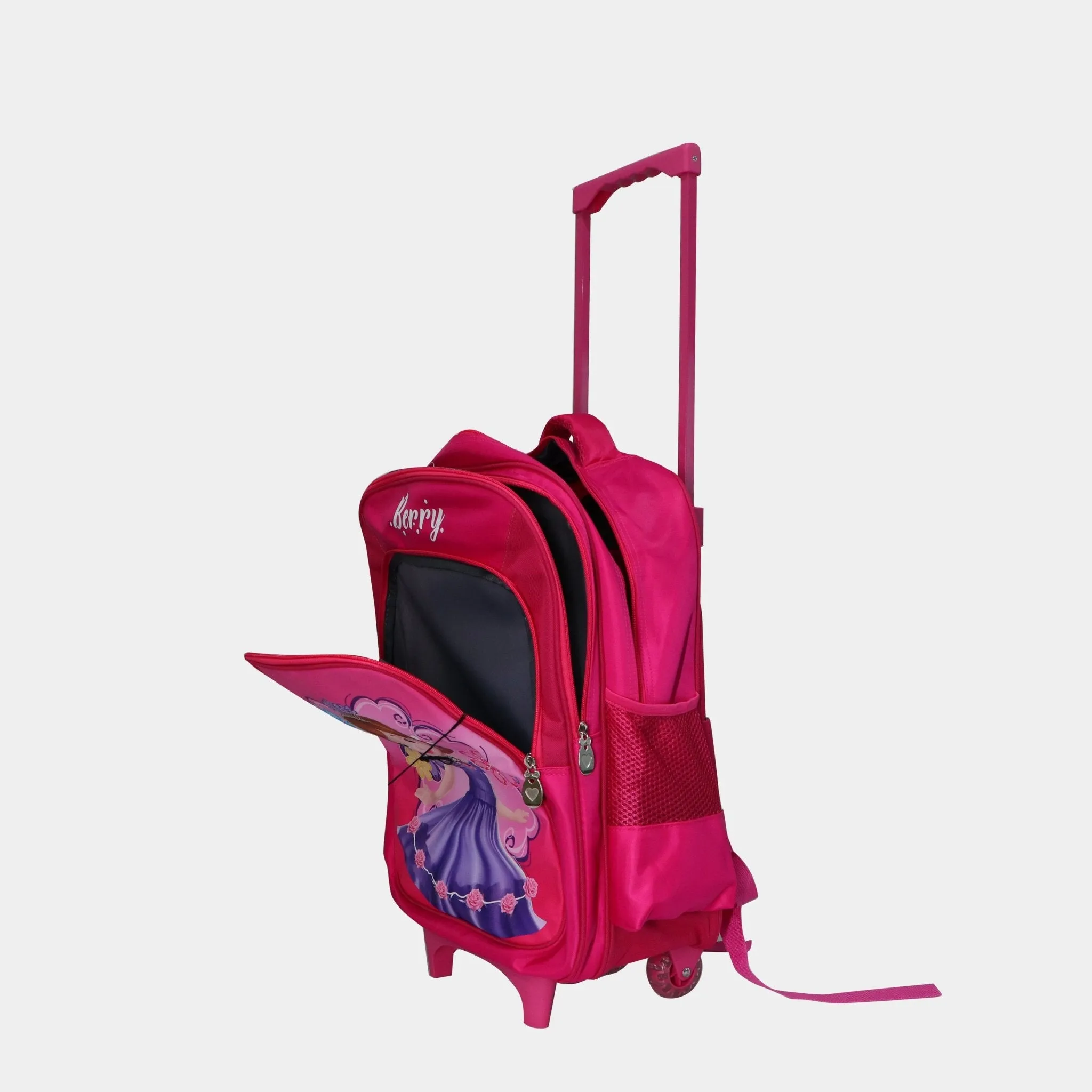 Wheeled School Bags Set of 3-Berry Bag