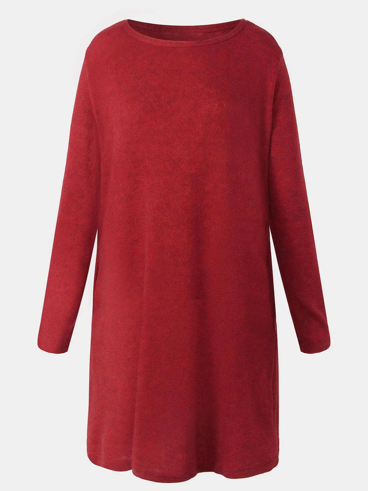 Wholesale One Shoulder Long Sleeve Side Pockets Mini Dress